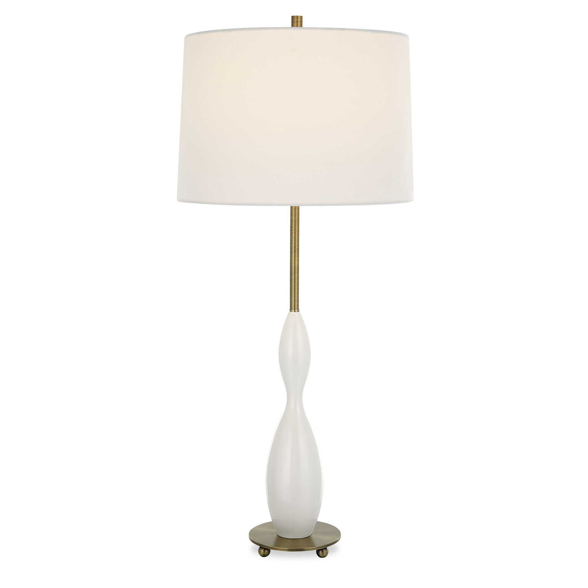 Annora - Glossy Table Lamp - White