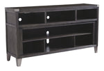 Todoe - LG TV Stand w/Fireplace Option - Gray - R&R Furniture Gallery (Fountain Valley, CA)
