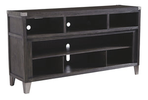 Todoe - LG TV Stand w/Fireplace Option - Gray - R&R Furniture Gallery (Fountain Valley, CA)
