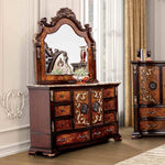 Aquilina - Dresser, Dark Cherry/Oak
