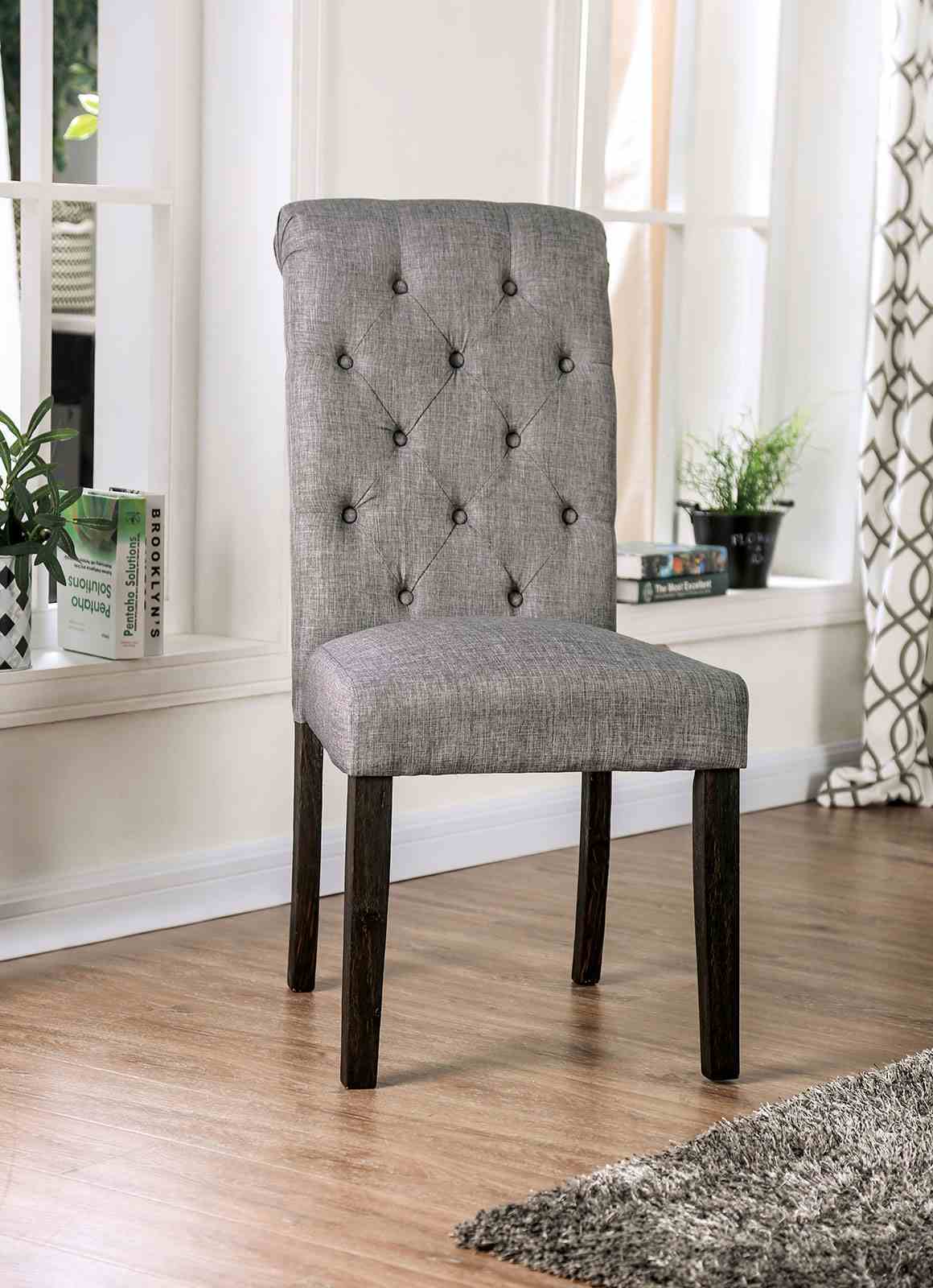 Alfred - Side Chair, Light Gray (2/CTN)