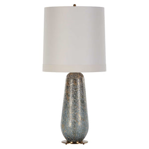 Atmosphere - Tall Table Lamp - Blue / Brass / Bronze