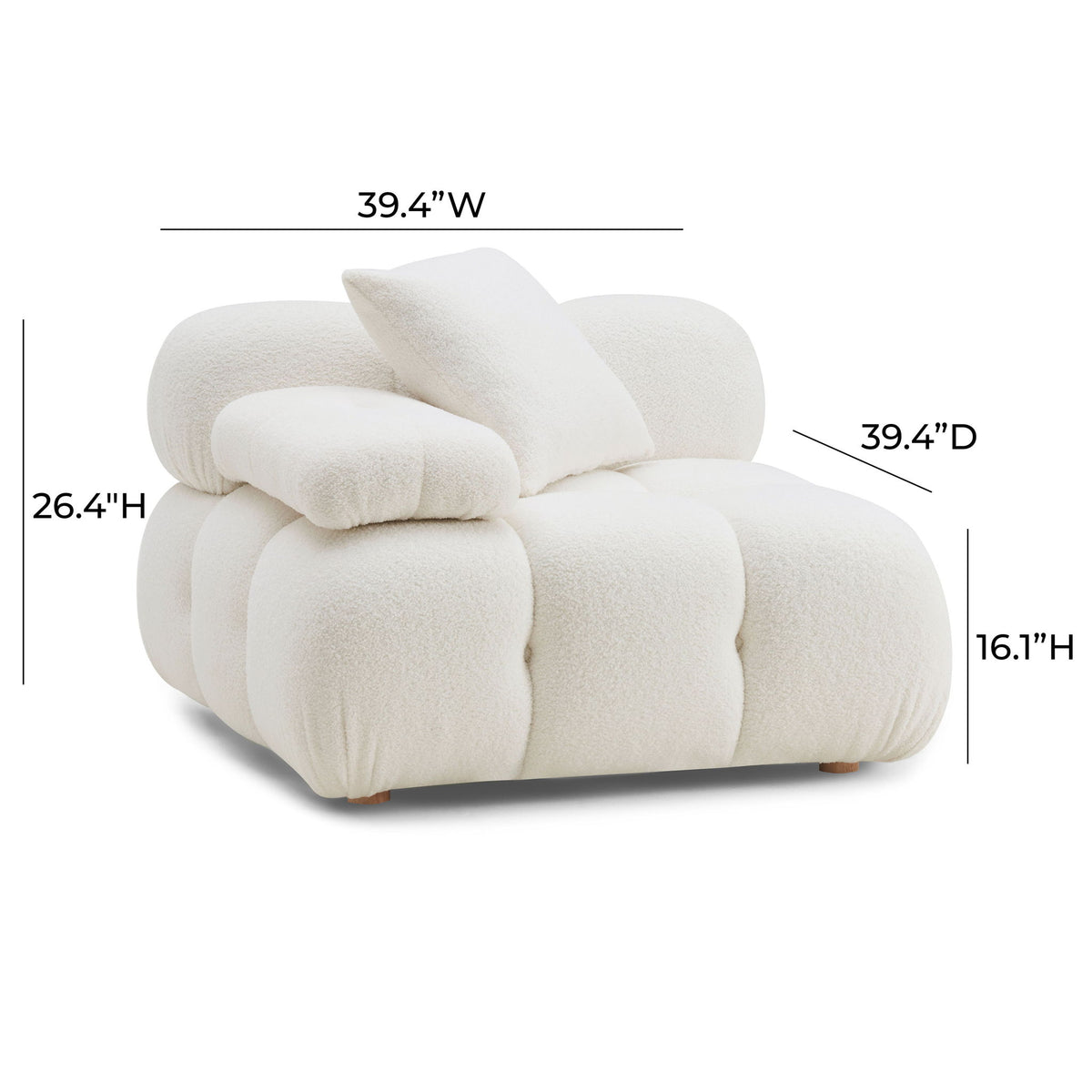 Calliope - Modular Corner Chair - R&R Furniture Gallery (Fountain Valley, CA)