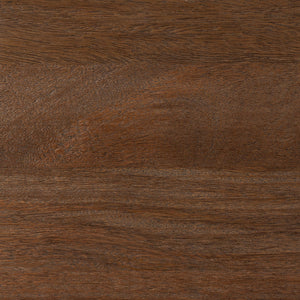 Classic Home Glendale 64-inch toasted chestnut dining bench with wooden legs, ideal for farmhouse dining room seating.