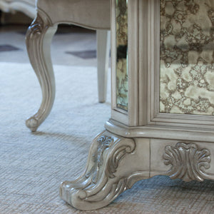 Platine de Royale - Rectangular Dining Table - Champagne - R&R Furniture Gallery (Fountain Valley, CA)