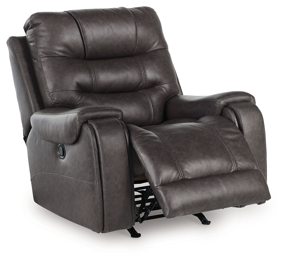 Femley - Rocker Recliner - Smoke - R&R Furniture Gallery (Fountain Valley, CA)