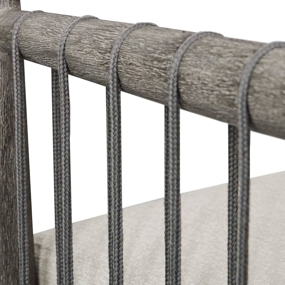 Borneo - Outdoor Dining Chair - White / Dark Gray