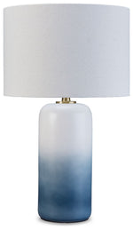 Lemrich - Ceramic Table Lamp - White - R&R Furniture Gallery (Fountain Valley, CA)