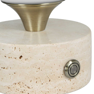 Abril - Rechargeable LED Accent Lamp - Brass,Gold