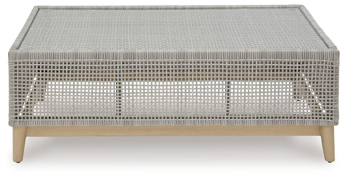 Seton Creek - Rectangular Cocktail Table - Gray - R&R Furniture Gallery (Fountain Valley, CA)