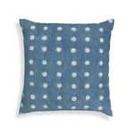Indigo - Dots Cotton Square Accent Pillow - Indigo - R&R Furniture Gallery (Fountain Valley, CA)