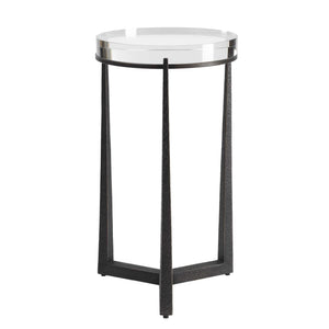 Midas - Round Accent Table - Dark Bronze