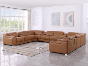 1116 - 12-Piece U-Shaped Sectional Sofa In With 4 Power Recliners & Power Headrests - R&R Furniture Gallery (Fountain Valley, CA)