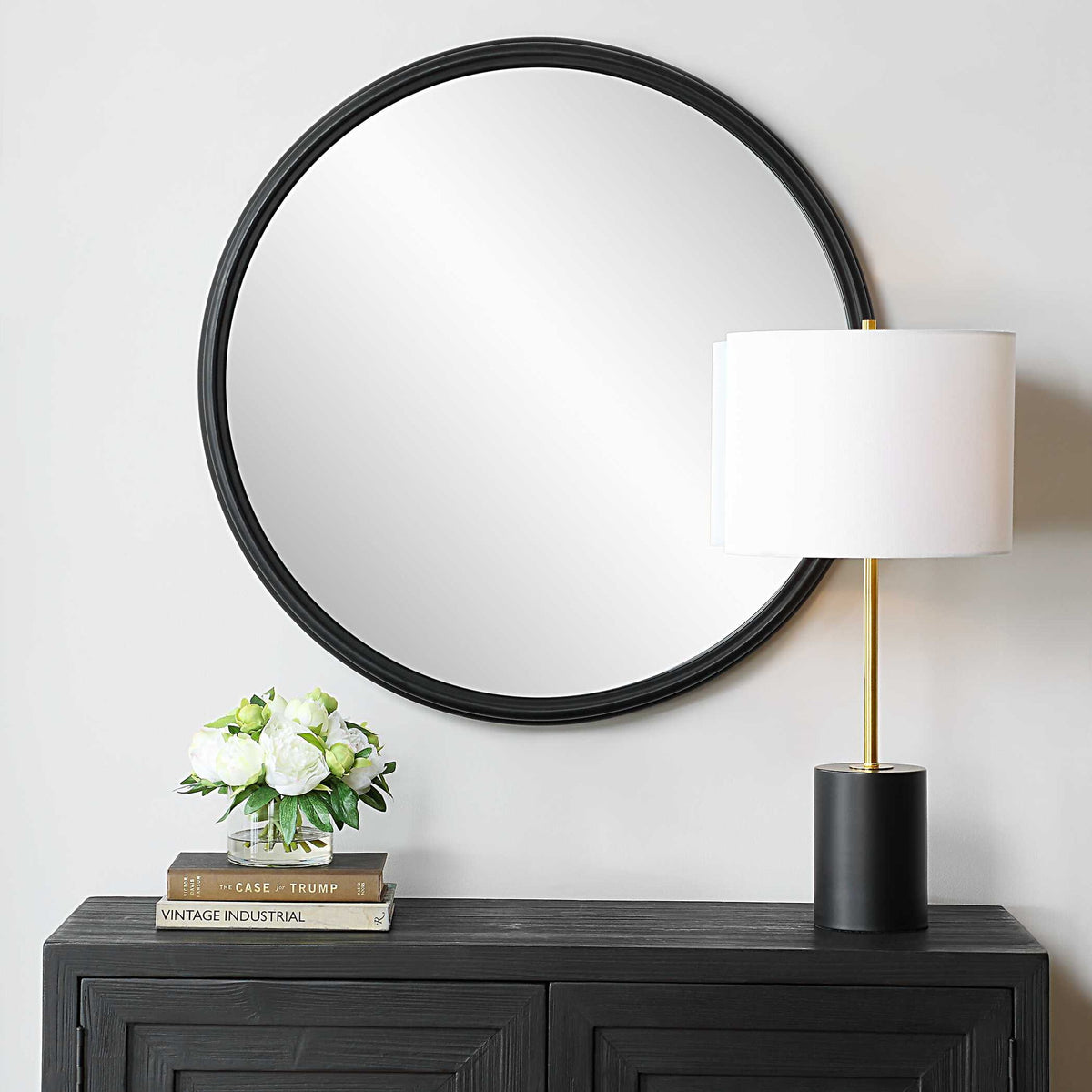 Bathroom Mirror - Black