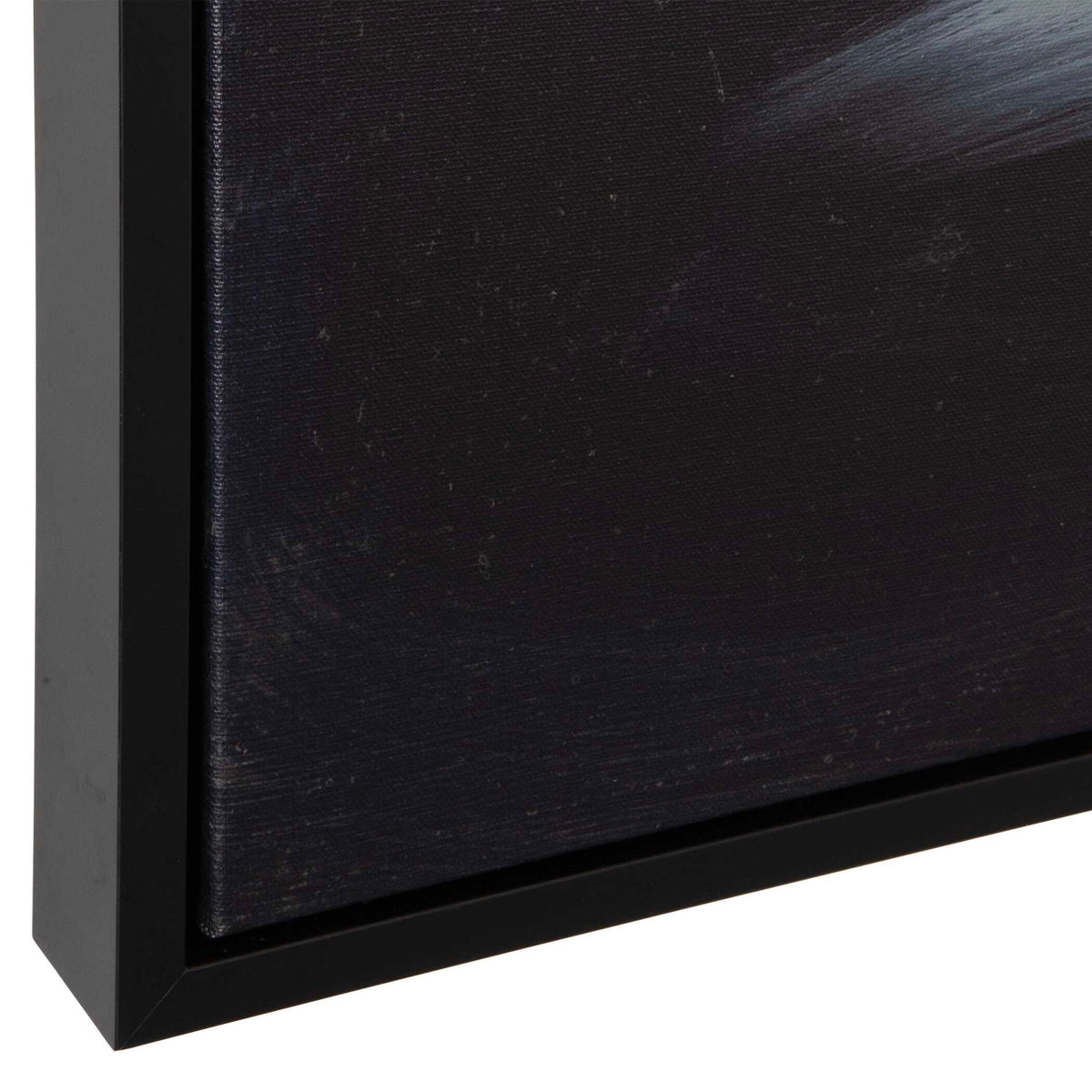 Peony - Framed Floral Art - Black