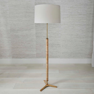It’S A Wrap - Floor Lamp - Brass / Gold / Woodtone