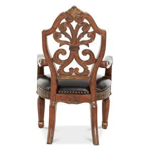 Villa Valencia - Pull-Up Desk Arm Chair - Classic Chestnut