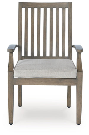 Rainier Ranch - Arm Chair With Cushion (Set of 2) - Brown / Beige - R&R Furniture Gallery (Fountain Valley, CA)