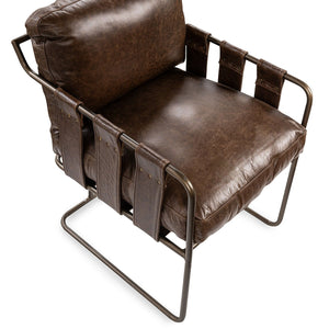 Strapling - Leather Dining Chair - R&R Furniture Gallery (Fountain Valley, CA)