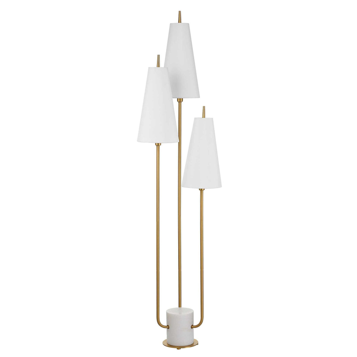 Elle - Floor Lamp - Brass / Gold