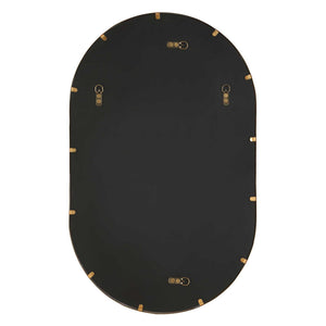 Iron Frame Mirror - Brushed Gold
