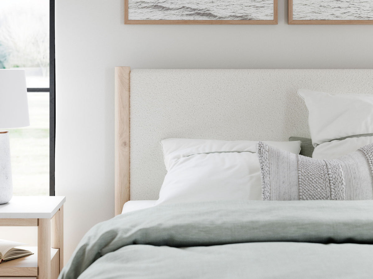 Cadmori - Upholstered Panel Bed - R&R Furniture Gallery (Fountain Valley, CA)
