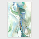 Mire - 48" x 72" Painting Art by Buddy Whitlock - Blue