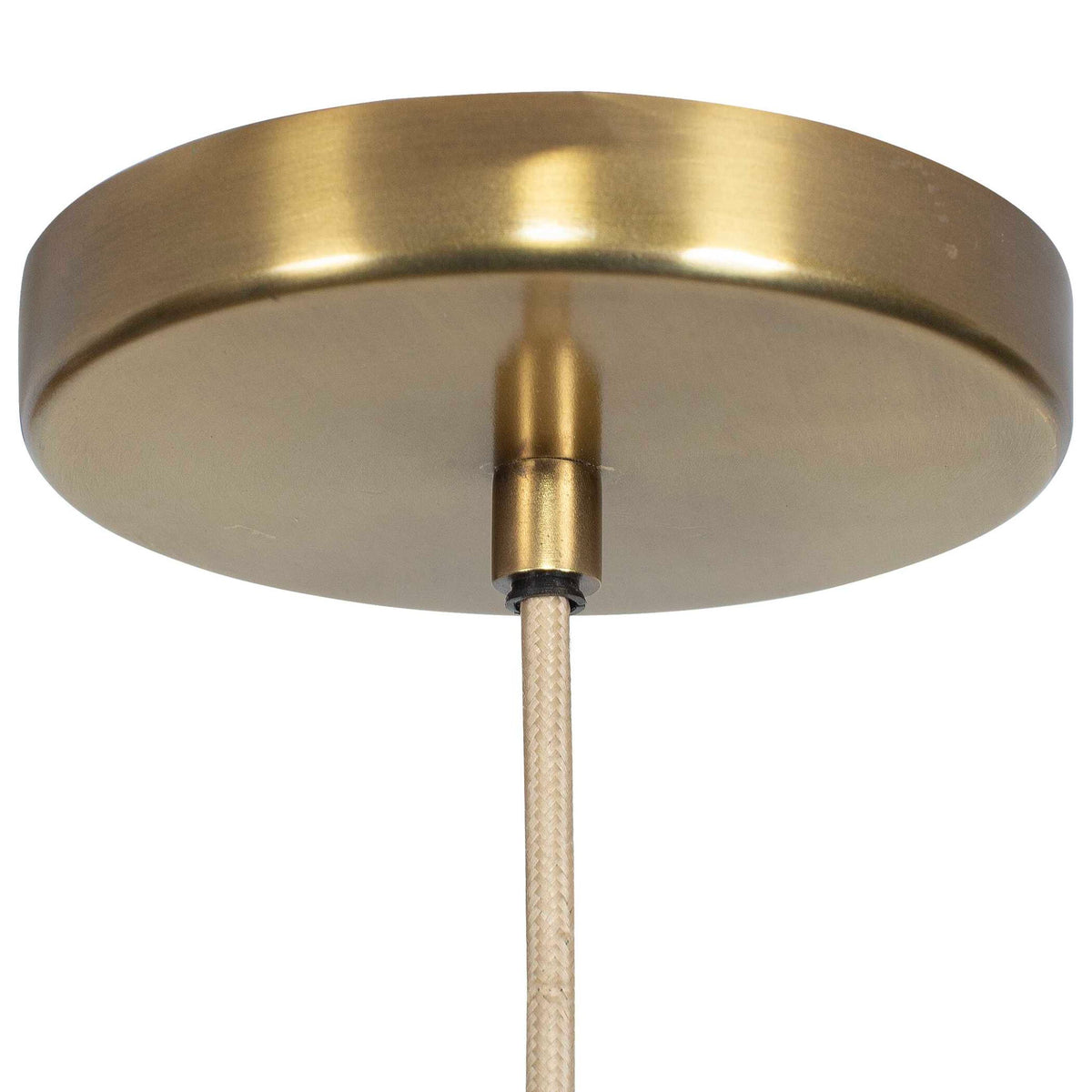 Murmur - Woven Brass 1 Light Pendant - Brass