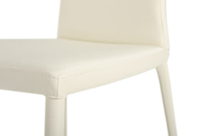 167CH - White Contemporary Modern Dining Chair (Set of 2) — view 4