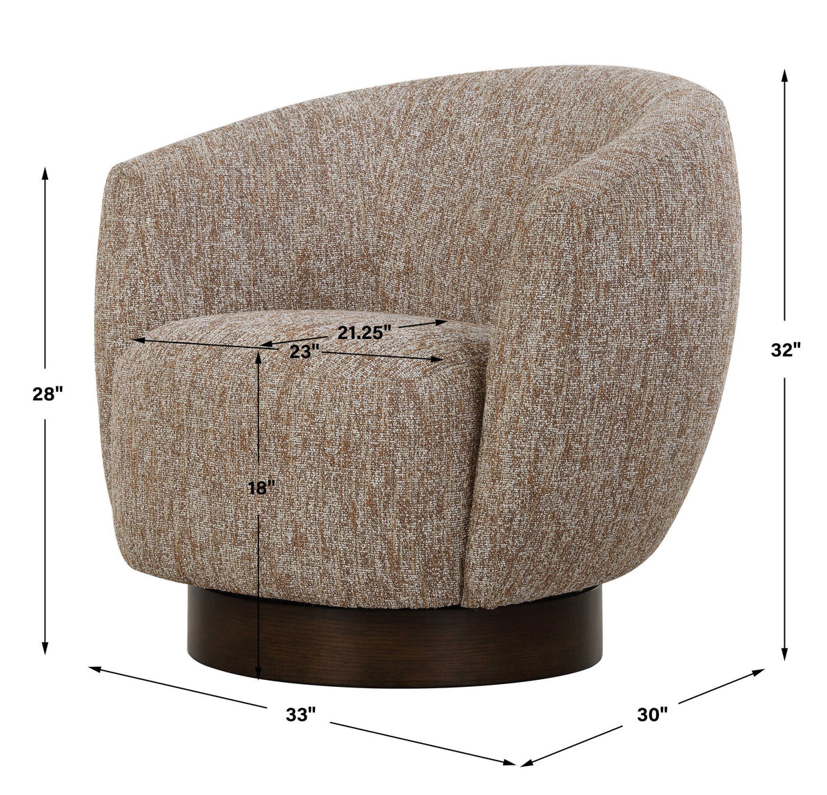Dunes - Fabric Swivel Chair
