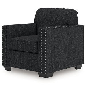 Jasmine Peaks - Chair - Coal - R&R Furniture Gallery (Fountain Valley, CA)