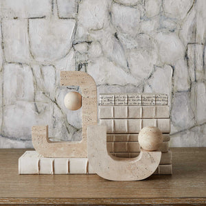 Equilibrium - Sculptures (Set of 2) - Beige