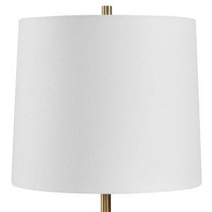 Kalo - Semi-Circular Table Lamp - Brown