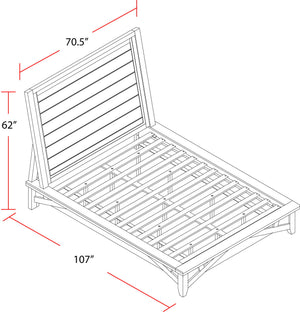 Americana Modern Bedroom - Platform Bed