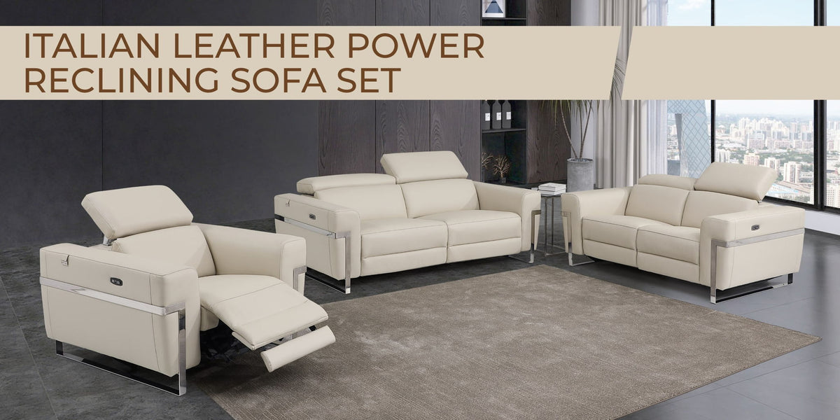 990 - Power Reclining Set With Power Headrest - R&R Furniture Gallery (Fountain Valley, CA)