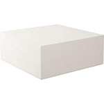 Montage Square Cocktail Table in Ivory Faux Cement Finish