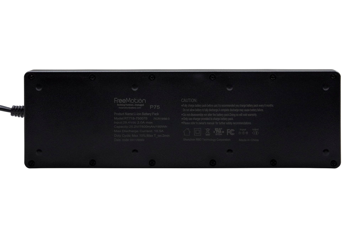 Freemotion - Battery 7500mAh, Universal Bracket And Y3 Cable - Black
