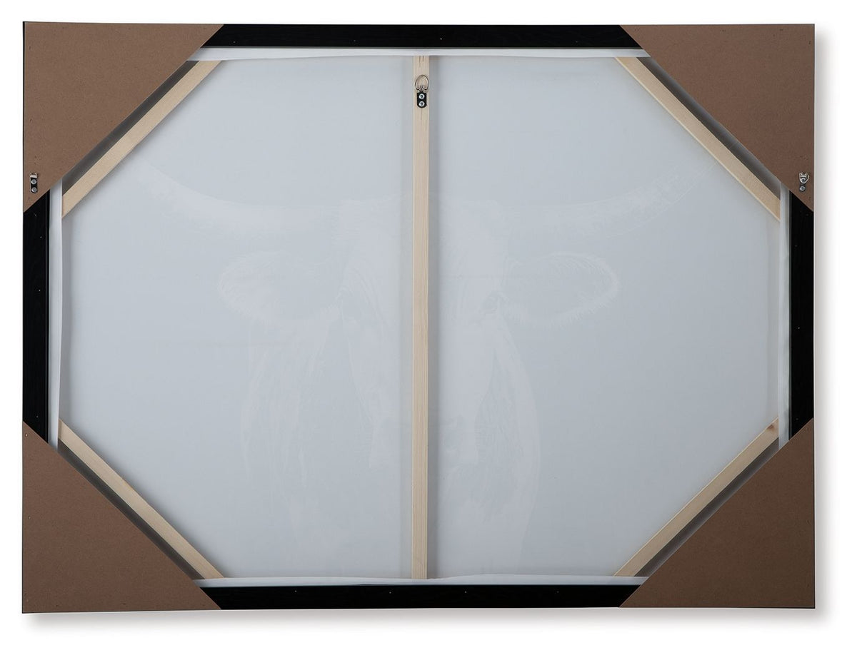 Harlandale - Wall Art - Black / White / Brown - R&R Furniture Gallery (Fountain Valley, CA)