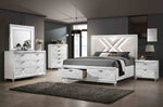 Emmeline - E.King Bed, White