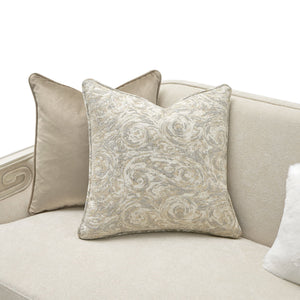 La Marisia - Chenille Sofa - Tranquil / Creamy Pearl - R&R Furniture Gallery (Fountain Valley, CA)