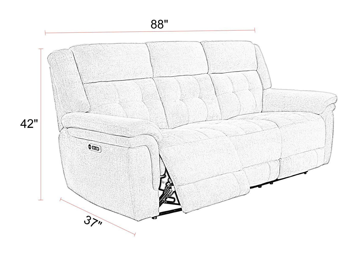 Richland - Power Reclining Sofa Set
