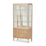 Malibu Crest - Display Cabinet - Chardonnay - R&R Furniture Gallery (Fountain Valley, CA)