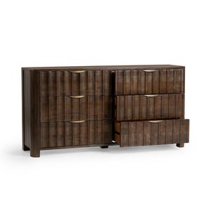 Baylee - 6 Drawer Dresser - Cocoa Brown - R&R Furniture Gallery (Fountain Valley, CA)