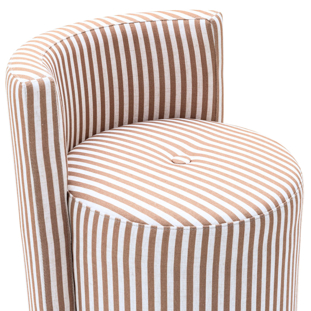 Alyssa - Striped Rolling Desk Chair