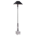 Telescope - Buffet Lamp - Gray Travertine/Bronze