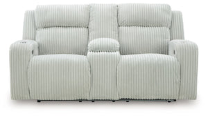 Forest Lake - Power Reclining Loveseat With Console / Adj Headrest - R&R Furniture Gallery (Fountain Valley, CA)