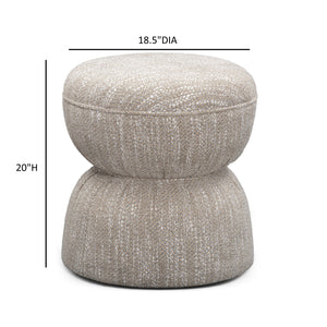 Tomlin - Gaming Ruched Ottoman