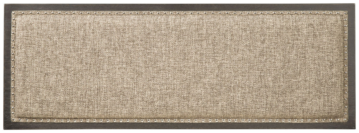 Tyler Creek - DBL Counter UPH Bench - Antique Black - R&R Furniture Gallery (Fountain Valley, CA)