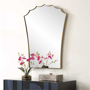 Monarch - Scalloped Arched Vanity Mirror