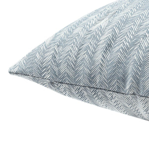 French Herringbone - Comforter Euro Sham - Storm